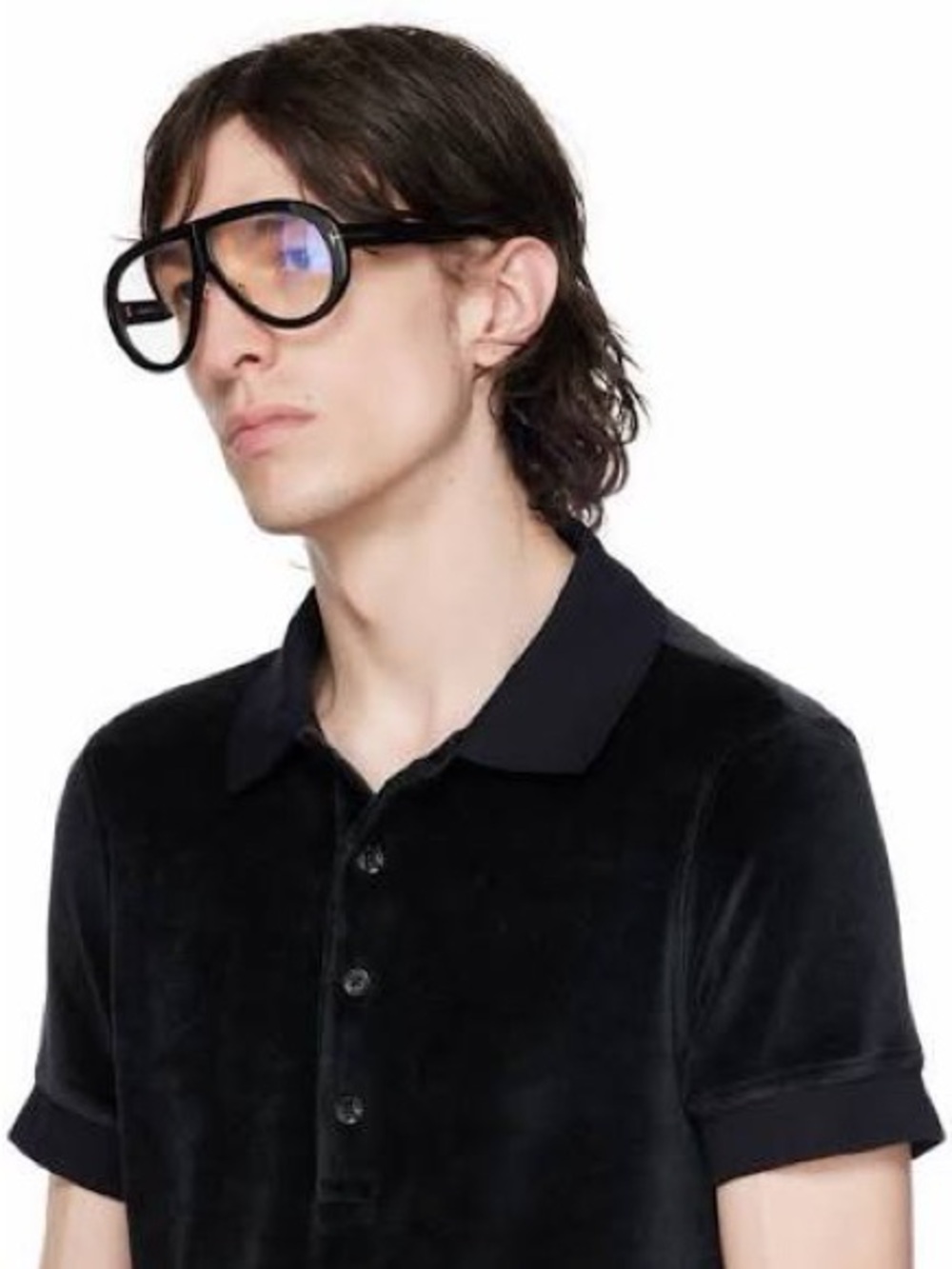 Tom Ford Troy TF836 Aviator Clear Sunglasses